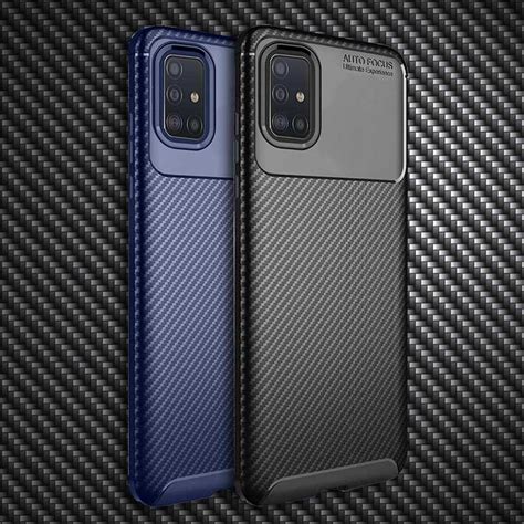 Samsung Galaxy A51 Carbon Fiber Back Cover Dazzle Cases