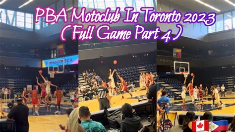 Pba Motoclub Team Amazing Vs Phbl X Bilhl Toronto Part The