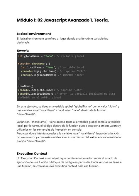 Módulo 1 02 Javascript Avanzado 1 Módulo 1 02 Javascript Avanzado 1