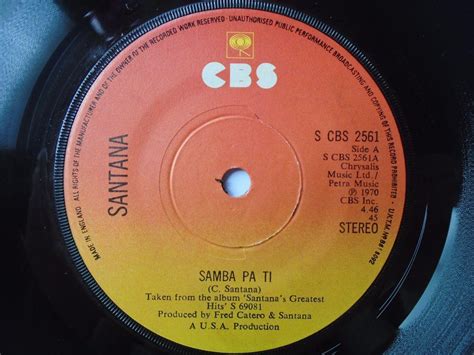 Album Samba Pa Ti De Santana Sur Cdandlp