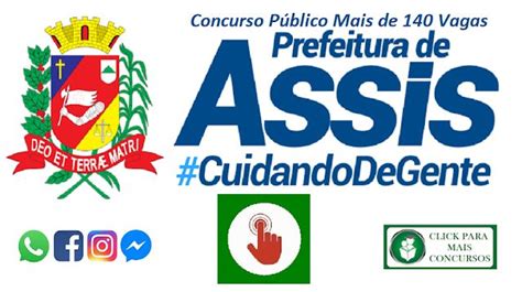 Novos Cursos E Concursos Prefeitura De Assis SP Abre Concurso