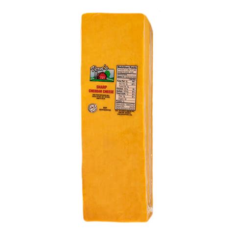 Buy 5lbs Sharp Wisconsin Cheddar Cheese Online | Vern's Cheese