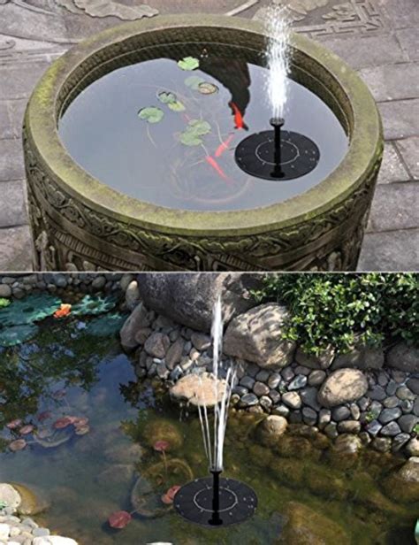 2019 Solar Fountain Pump With Battery Backup,1.5W Upgraded Submersible ...