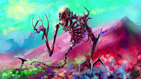 Dead Land Art Skeleton Fantasy Bones Hd Wallpaper Peakpx