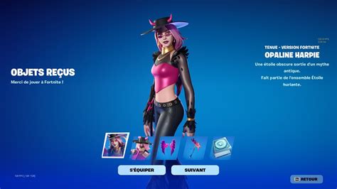 Le Nouveau Skin Opaline Harpie Est Incrayable Sur Fortnite Pack Qu Te