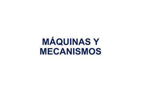 MÁQUINAS Y MECANISMOS pdf