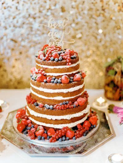 Tendencias Naked Cakes Lluvia De Arroz