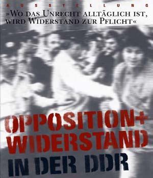 Einblicke In Opposition Und Widerstand In Der DDR Uni Aktuell TU