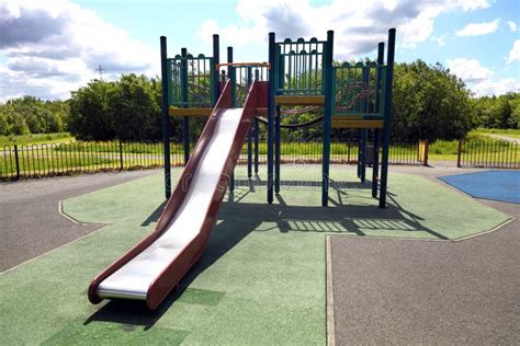 Children Playground Equipment Stock Image - Image of green, outdoor ...