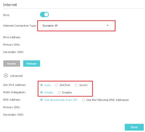 How To Set Up Ipv Service For Cable Isp On The Wireless Router Tp