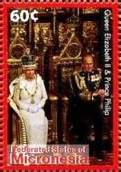 Stamp Wedding Of Queen Elizabeth II And Prince Philip 60th Anniv