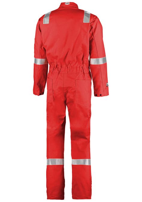 Pioneer Men Flame Retardant Anti Static Coverall Red North Sea Workwear