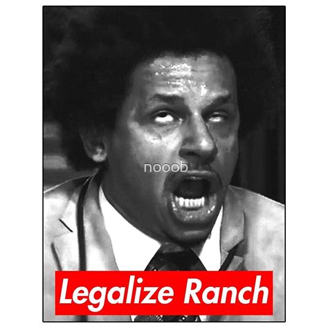 "Eric Andre - Legalize Ranch - Red" Posters by nooob | Redbubble