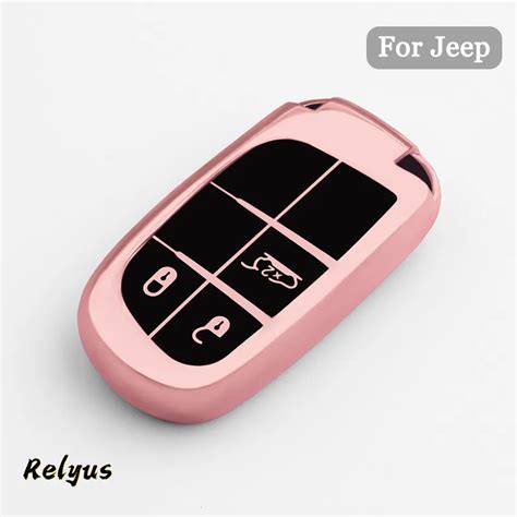 Tpu Car Key Cover Shell For Jeep Renegade Grand Cherokee Dodge Journey