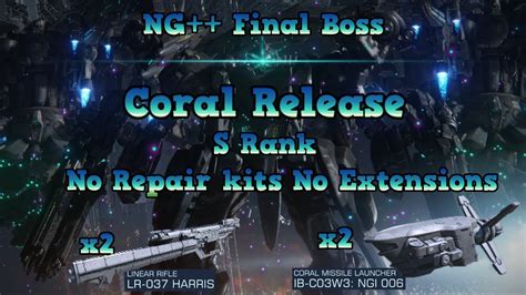 Armored Core VI Coreal Release NG Final Boss S Rank No Repair