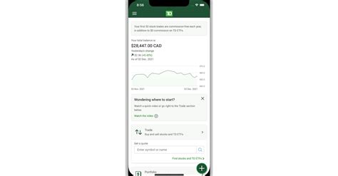 Investing simplified: TD launches new mobile app TD Easy Trade - Jan 17