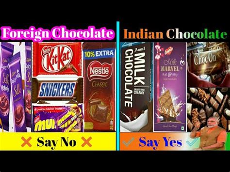 Indian Chocolate Vs Foreign Chocolate Indian Chocolate Brands Dairy