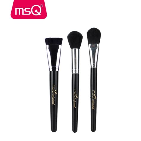 Msq Pro Makeup Brushes Set Foundatation Powder Blusher Cosmetics Make Up Brushes Soft Synthetic