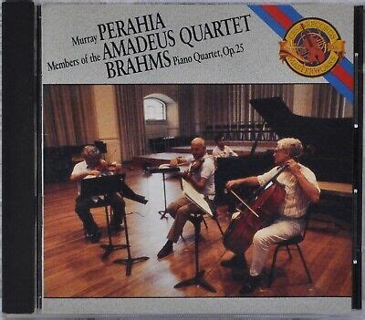 Brahms Piano Quartet Op Perahia Amadeus Quartet Cd Ebay