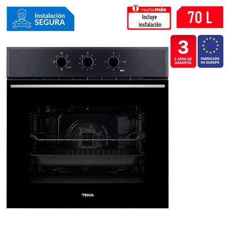 Horno Empotrable Teka Eléctrico 71 Lt HSB 610 BK Negro Sodimac Falabella