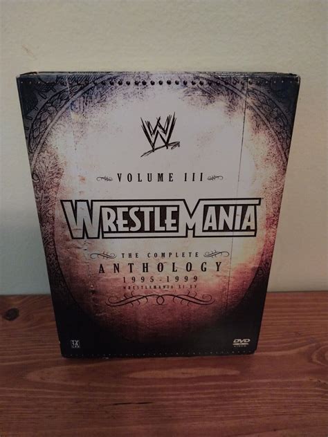 Wwe Wrestlemania Anthology Volume 3 Dvd 5 Disc Set Rare Original