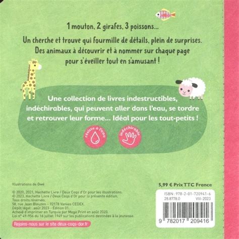 Mon cherche et trouve des animaux de Gwé Album Livre Decitre