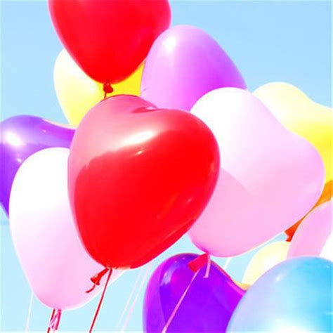 Love shaped latex balloons - Happy.my