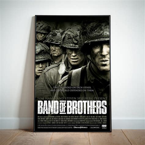 Band of Brothers Poster, Tv Show Posters, Canvas Wall Art, High Quality ...