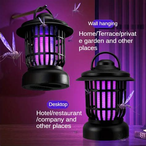 1pc Led Purple Light Attracting Mosquito Killer Lamp Hanging Indoor Supermarket Hotel High