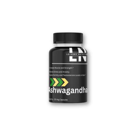 Leisure Nutrition Accelerate Ashwagandha 25 Capsule Pack