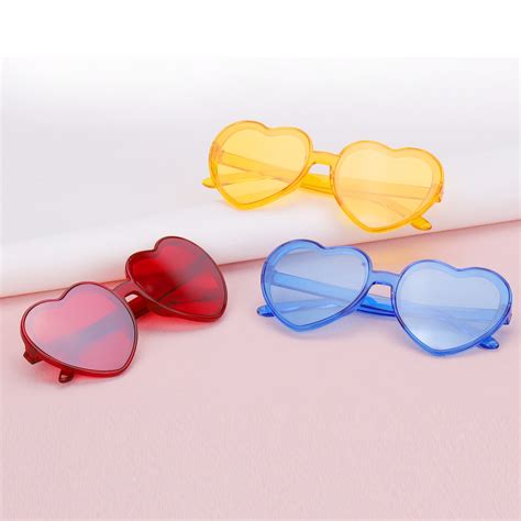 Rimless Heart Shaped Sunglasses Rimless Heart Shape Sunglasses Pc