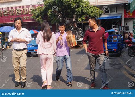 Shenzhen China Street Alley Scenery Editorial Stock Image Image Of