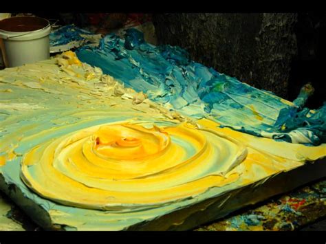 Sculpting with paint by Justin Gaffrey - YouTube