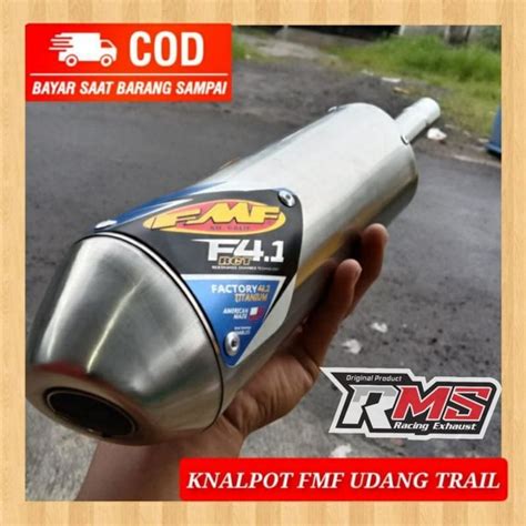 Jual Silencer Udang Stainlles Full Knalpot Tak Trail Ninja Rx Trail