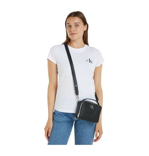 Calvin Klein Torebka Damska Minimal Monogram Camera Bag T Czarna