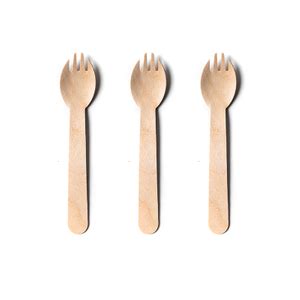 Disposable Biodegradable Wooden Takeaway Knife Fork Spoon From China