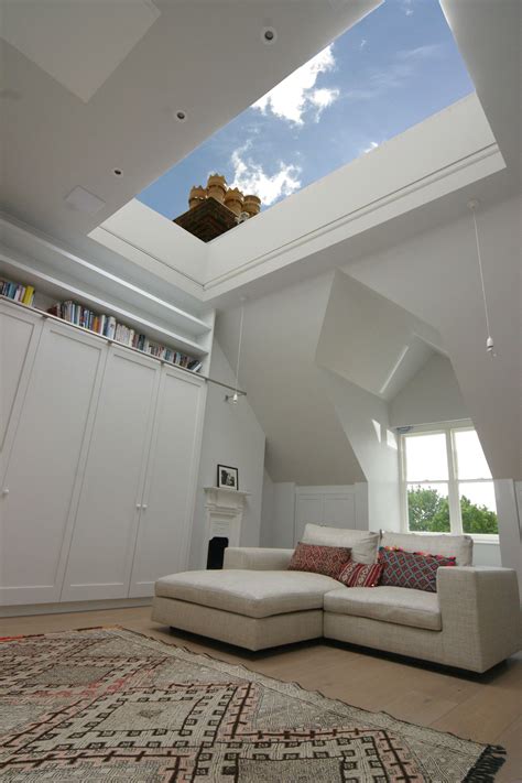 Sliding Rooflight To Open Up A Living Room Space Room Interior Home