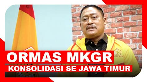 Ormas Mkgr Se Jawa Timur Berhasil Terkonsilidasi Menangkan Airlangga