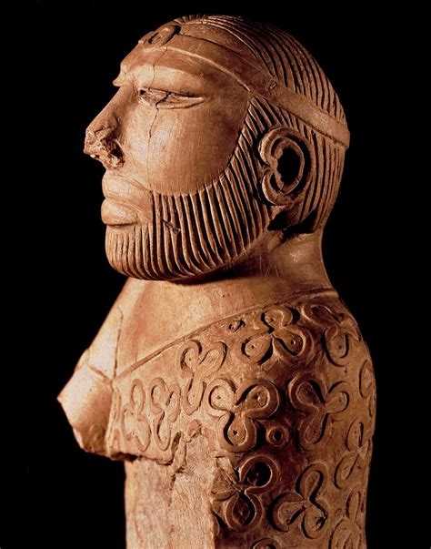 Civilization Of The Indus Valley Wooden Bust Of King Priest Around