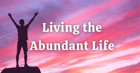 Abundant Living