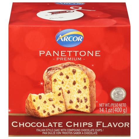 Arcor Panettone, Premium, Chocolate Chips Flavor (14.1 oz) Delivery or ...