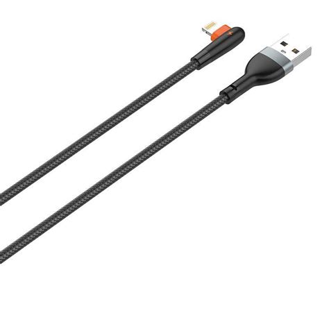 Cable Usb To Lightning Ldnio Ls A M Black All Gsm