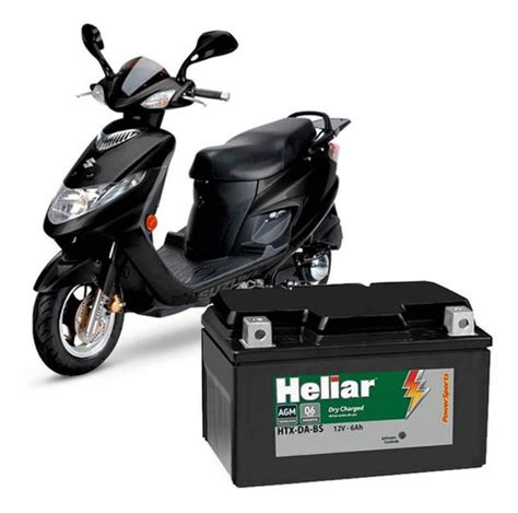 Bateria Moto An Burgman Heliar Powersports Ah Volts