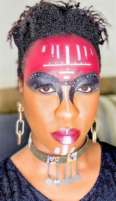 African Tribal Makeup