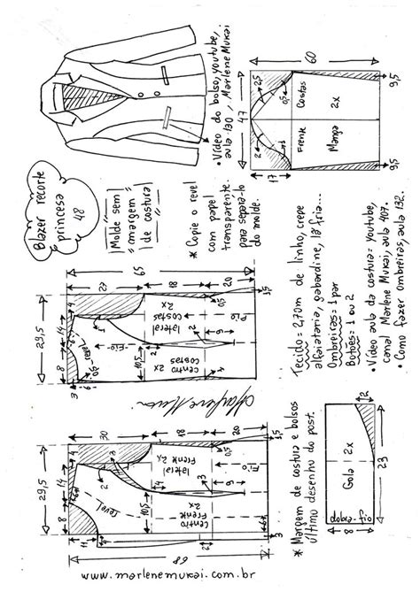 Blazer Recorte Princesa B Sico Marlene Mukai Costurando Roupas