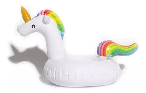 Inflable Salvavidas Mini Unicornio Porta Vaso Alberca Fiesta Meses