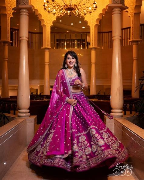 30 Stunning Engagement Lehenga Designs For Brides