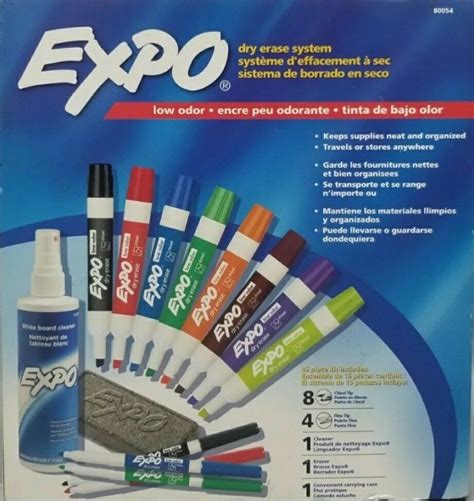 Expo® Low Odor Dry Erase Marker Eraser And Cleaner Chiselfine 1