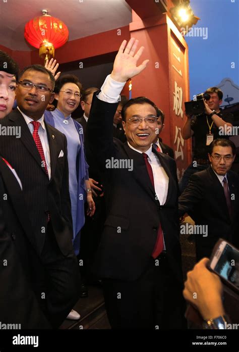 Kuala Lumpur Malaysia 22nd Nov 2015 Chinese Premier Li Keqiang