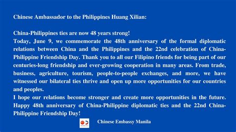 Chineseembassymanila On Twitter